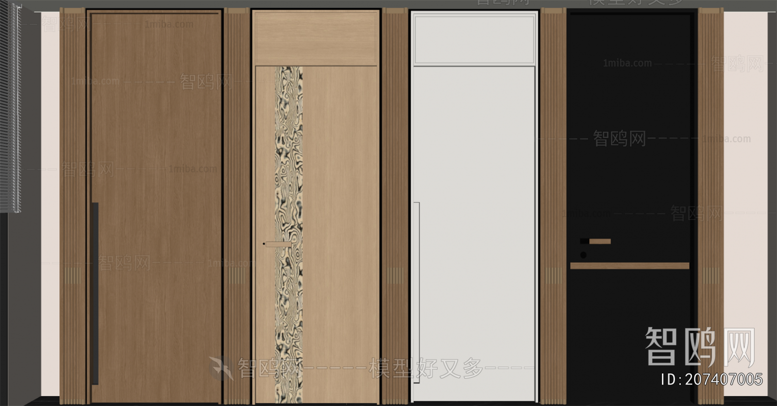 Modern Single Door