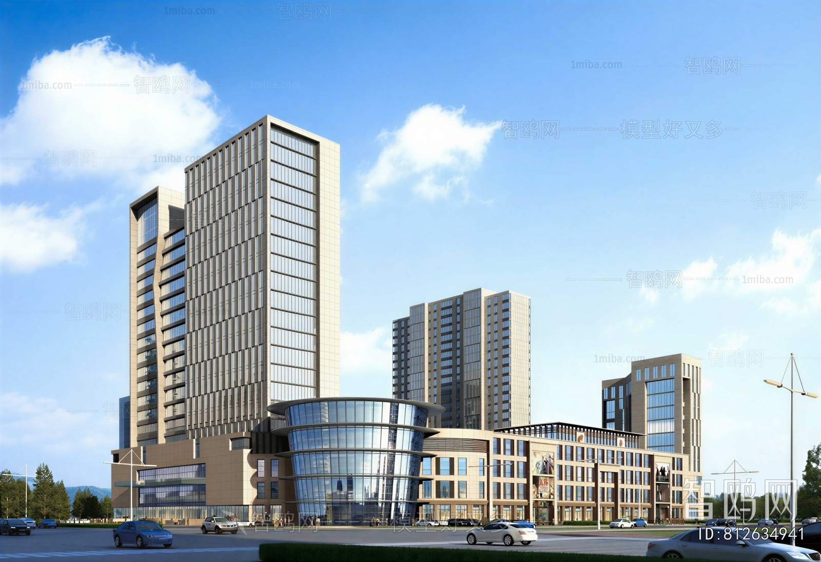 Modern Appearance Of Commercial Building