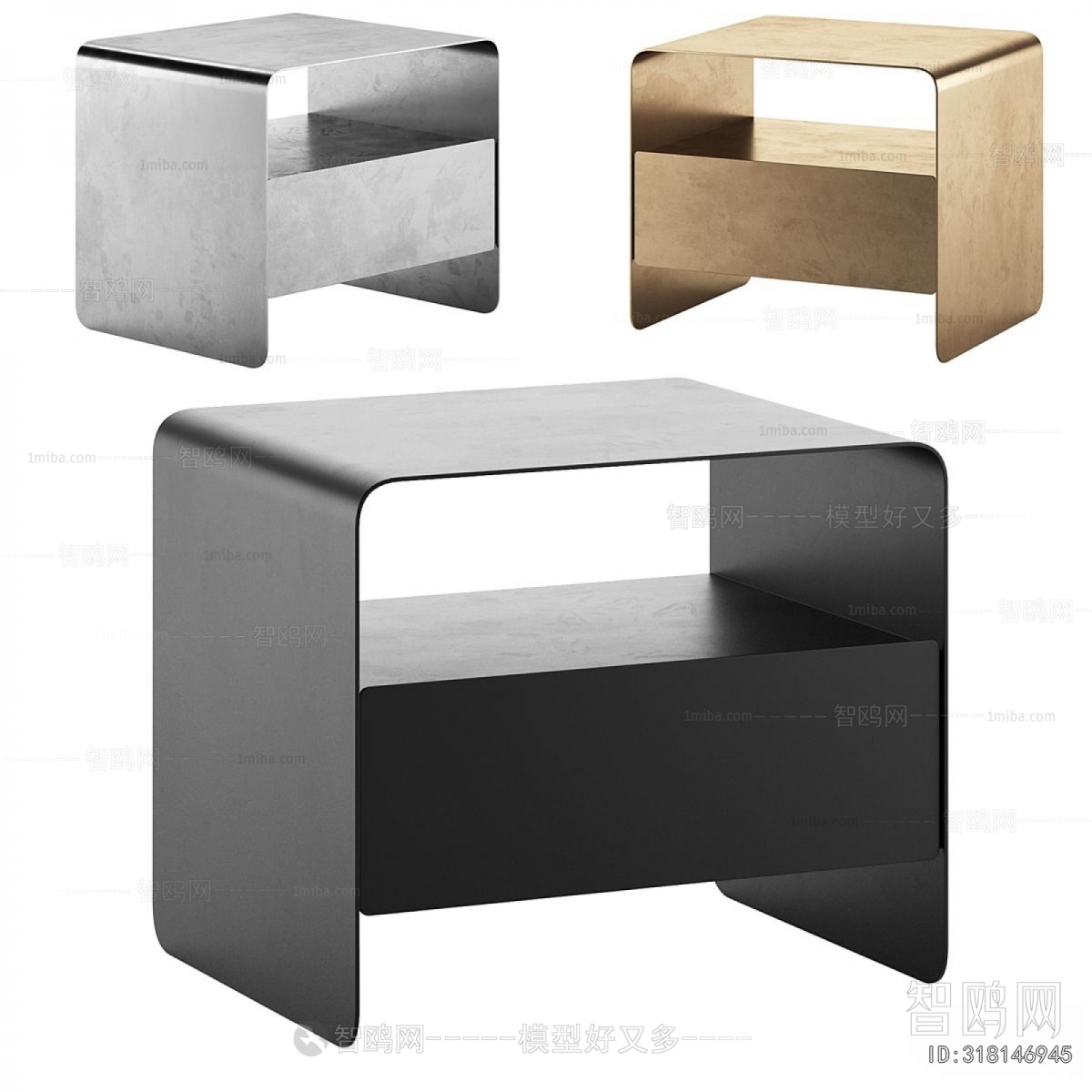Modern Bedside Cupboard
