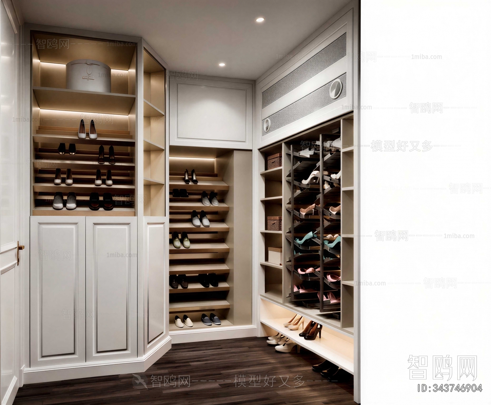 Modern Clothes Storage Area
