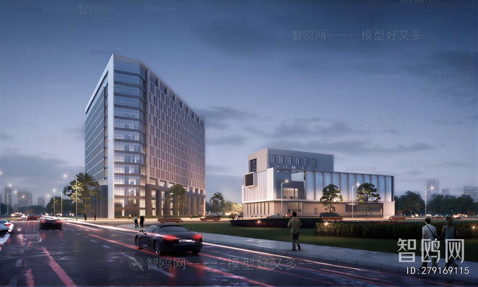 Modern Appearance Of Commercial Building