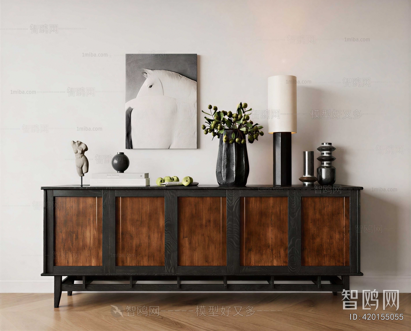Wabi-sabi Style Side Cabinet/Entrance Cabinet