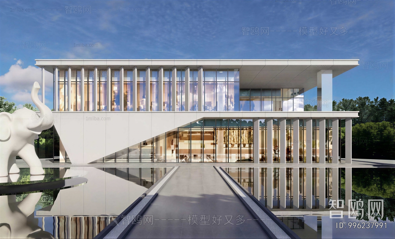 Modern Appearance Of Commercial Building