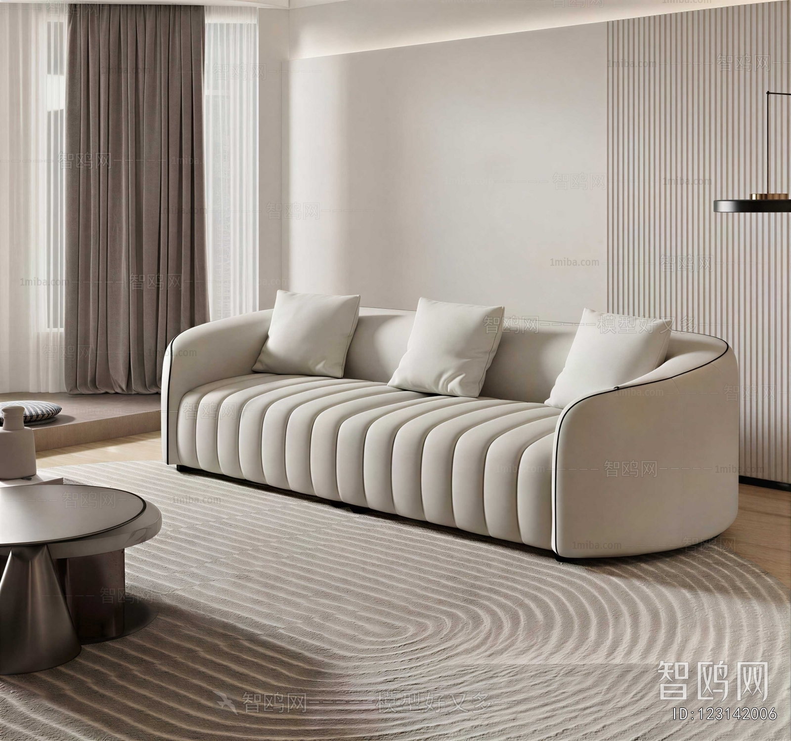 Modern Three-seat Sofa