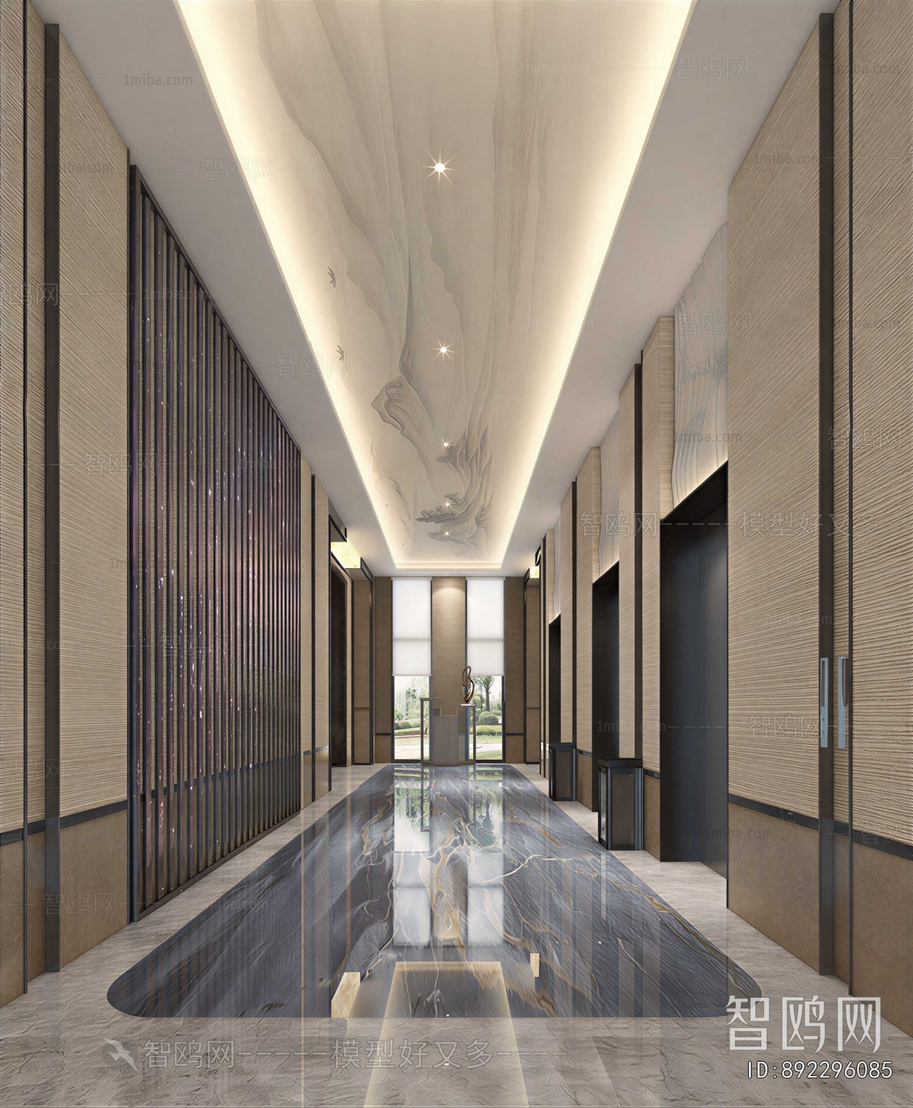 Modern Elevator Hall