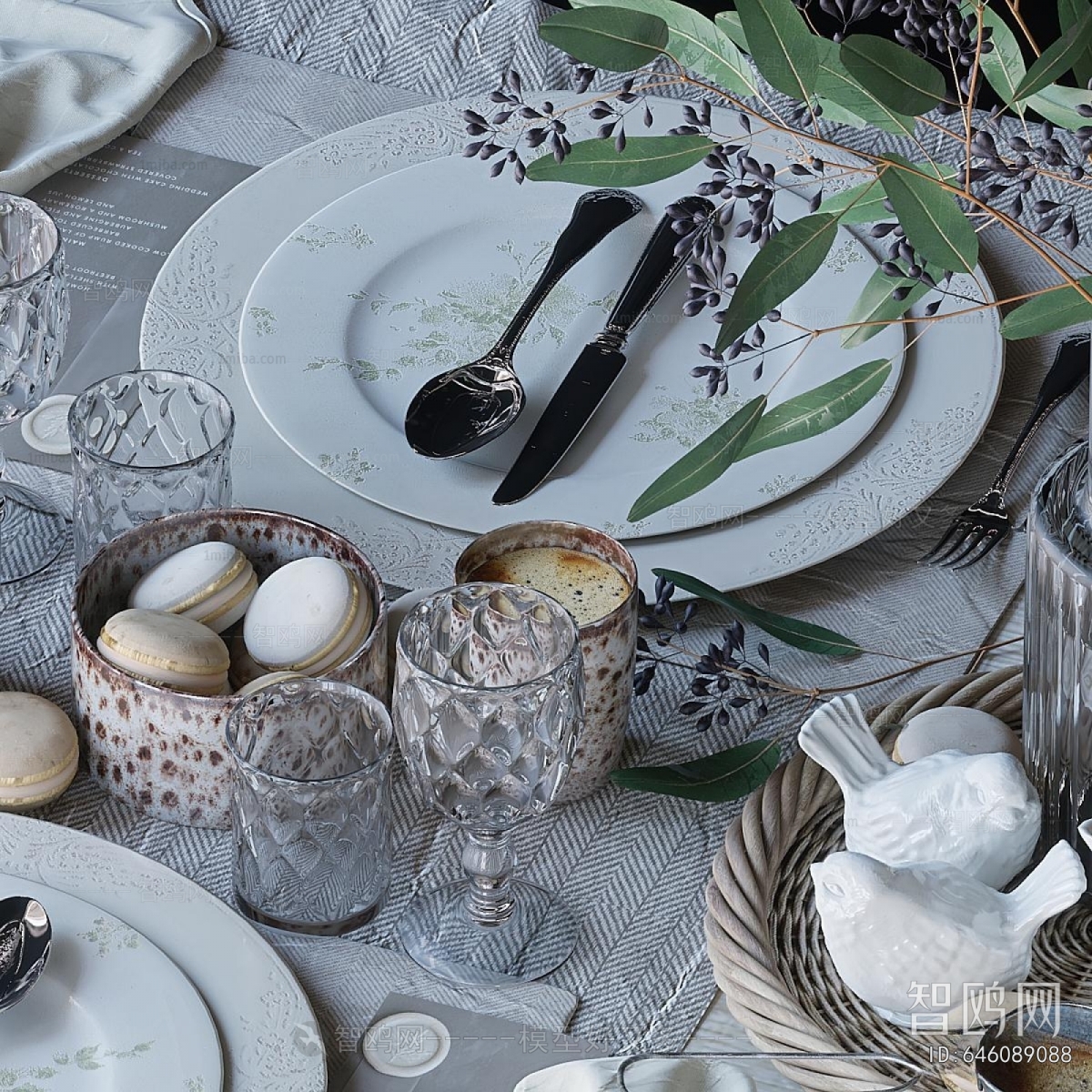 Modern Cutlery/tea Set