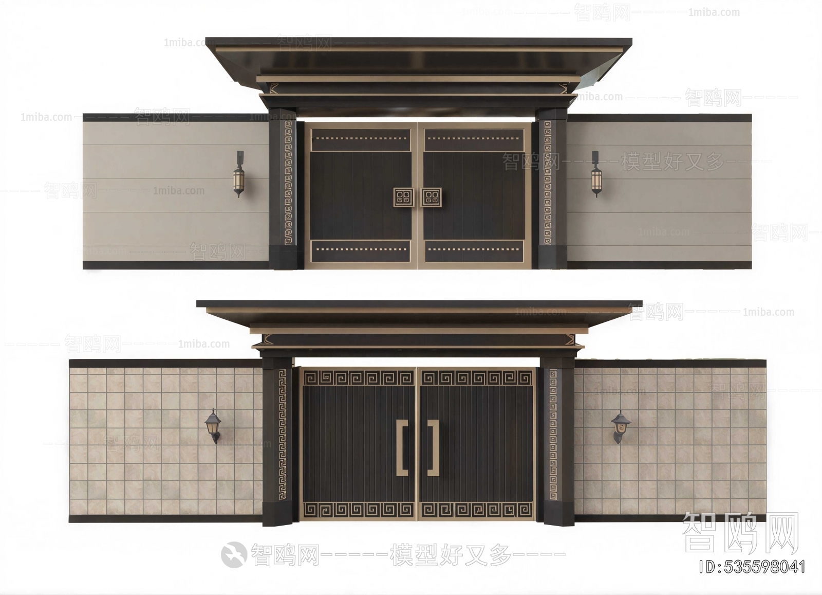 New Chinese Style Facade Element
