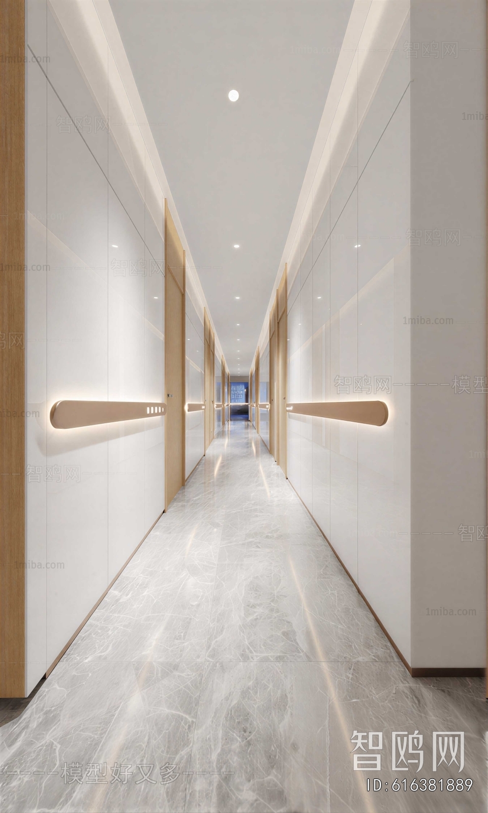 Modern Office Aisle