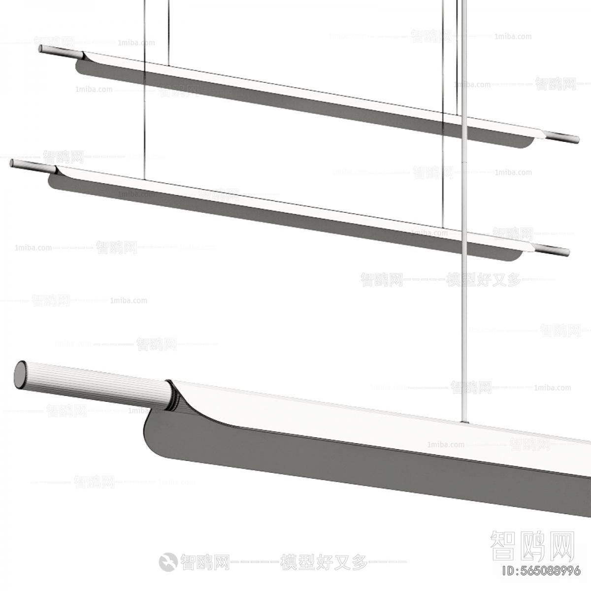 Modern Long Chandelier