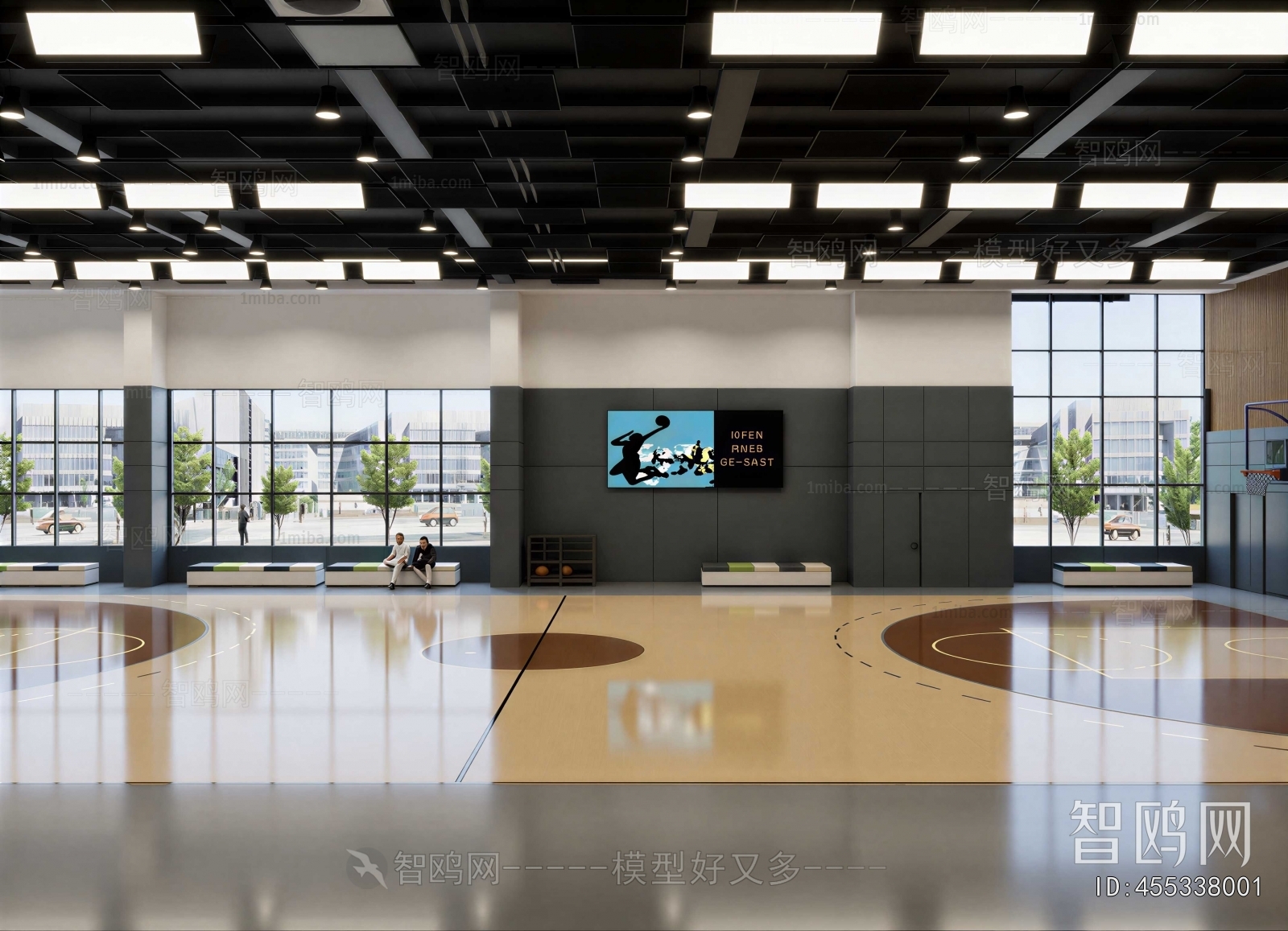 Modern Indoor Stadium