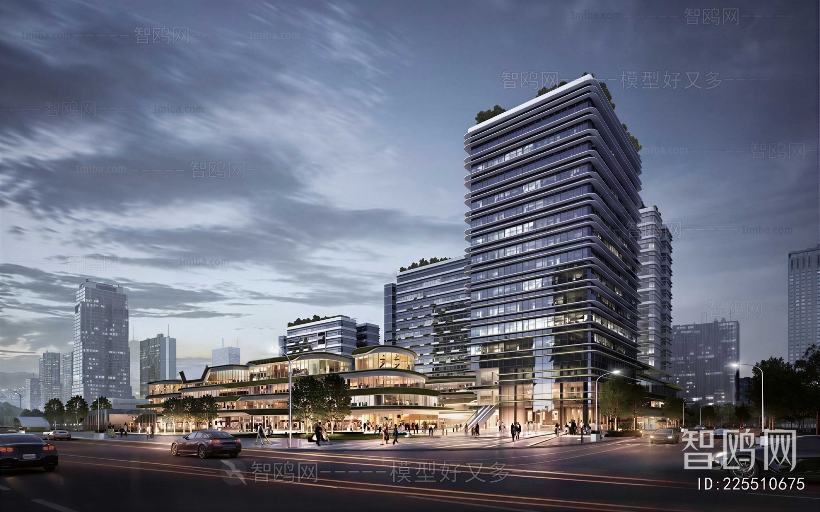Modern Appearance Of Commercial Building