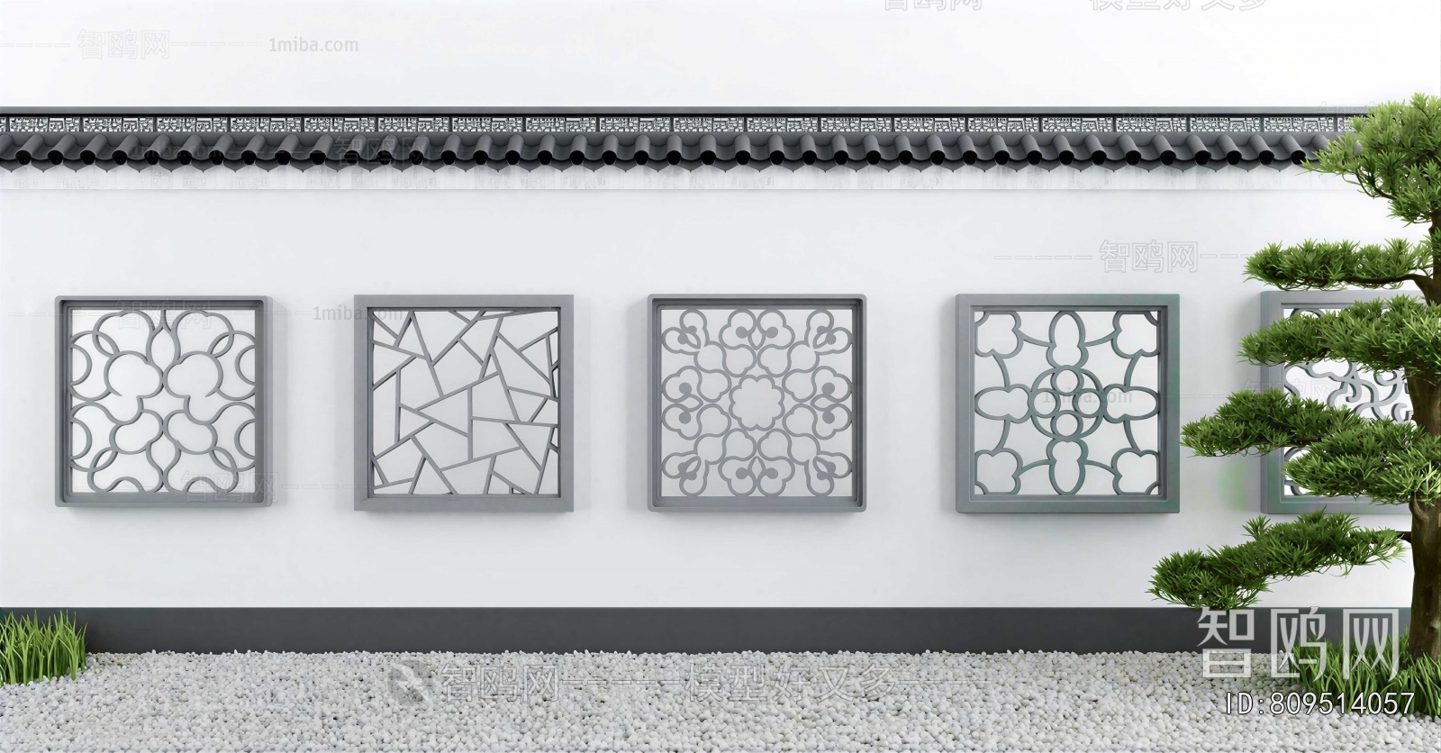 New Chinese Style Landscape Wall