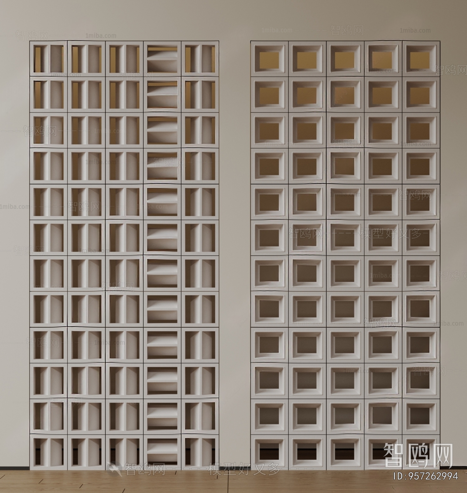 Modern Cement Brick Screen Partition