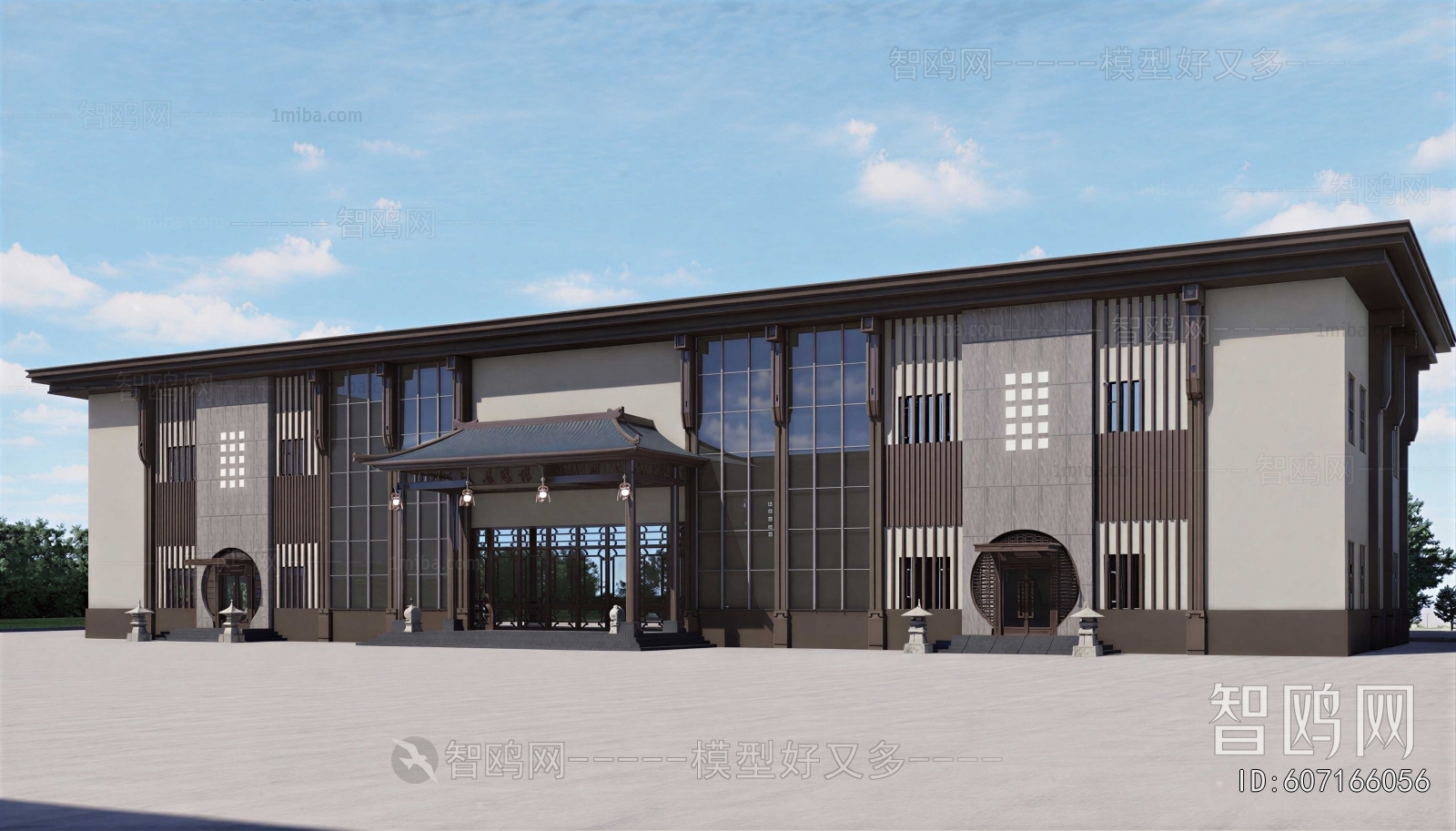 New Chinese Style Facade Element