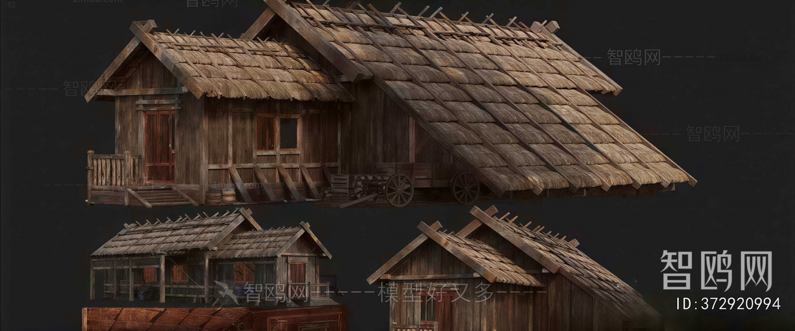 New Chinese Style Ancient Architectural Buildings