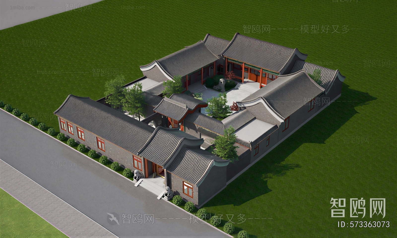 Chinese Style Residential Building