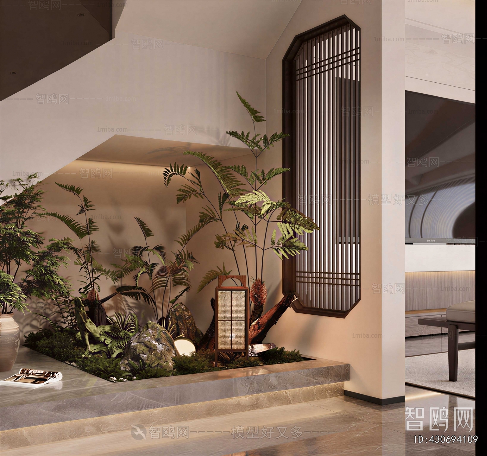 New Chinese Style Stairwell