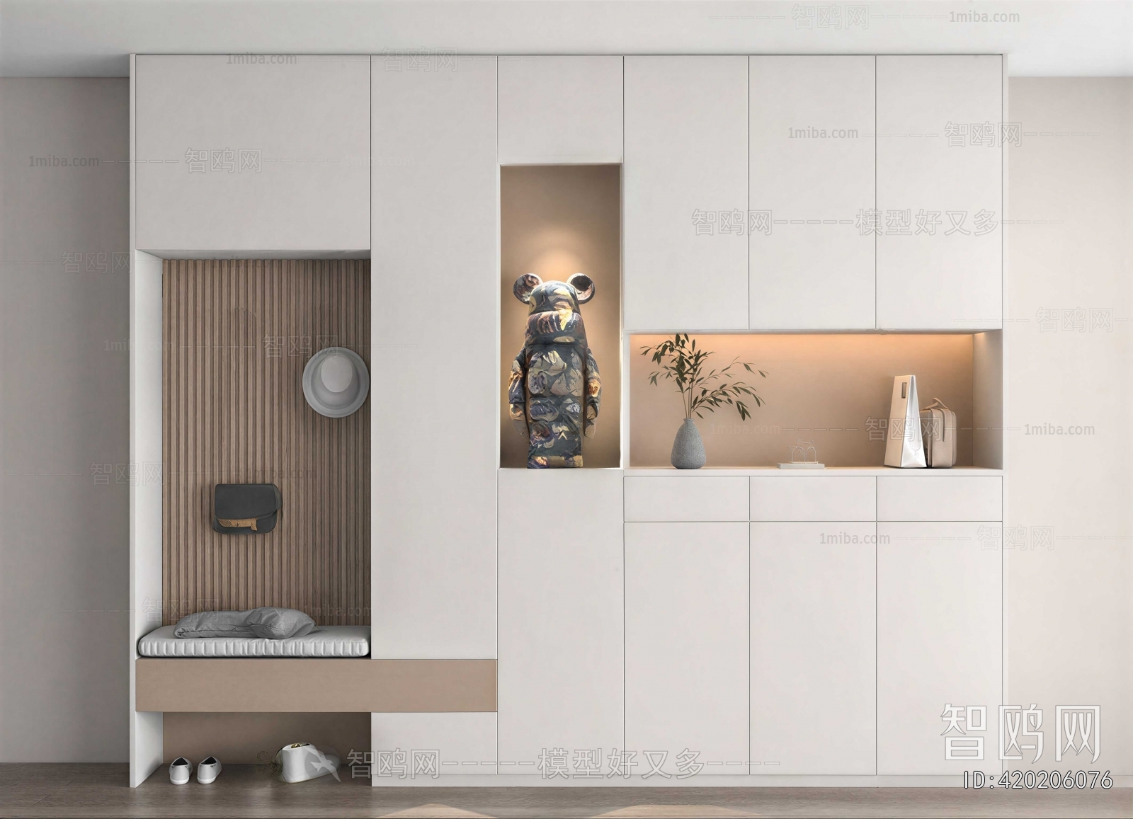 Nordic Style Shoe Cabinet