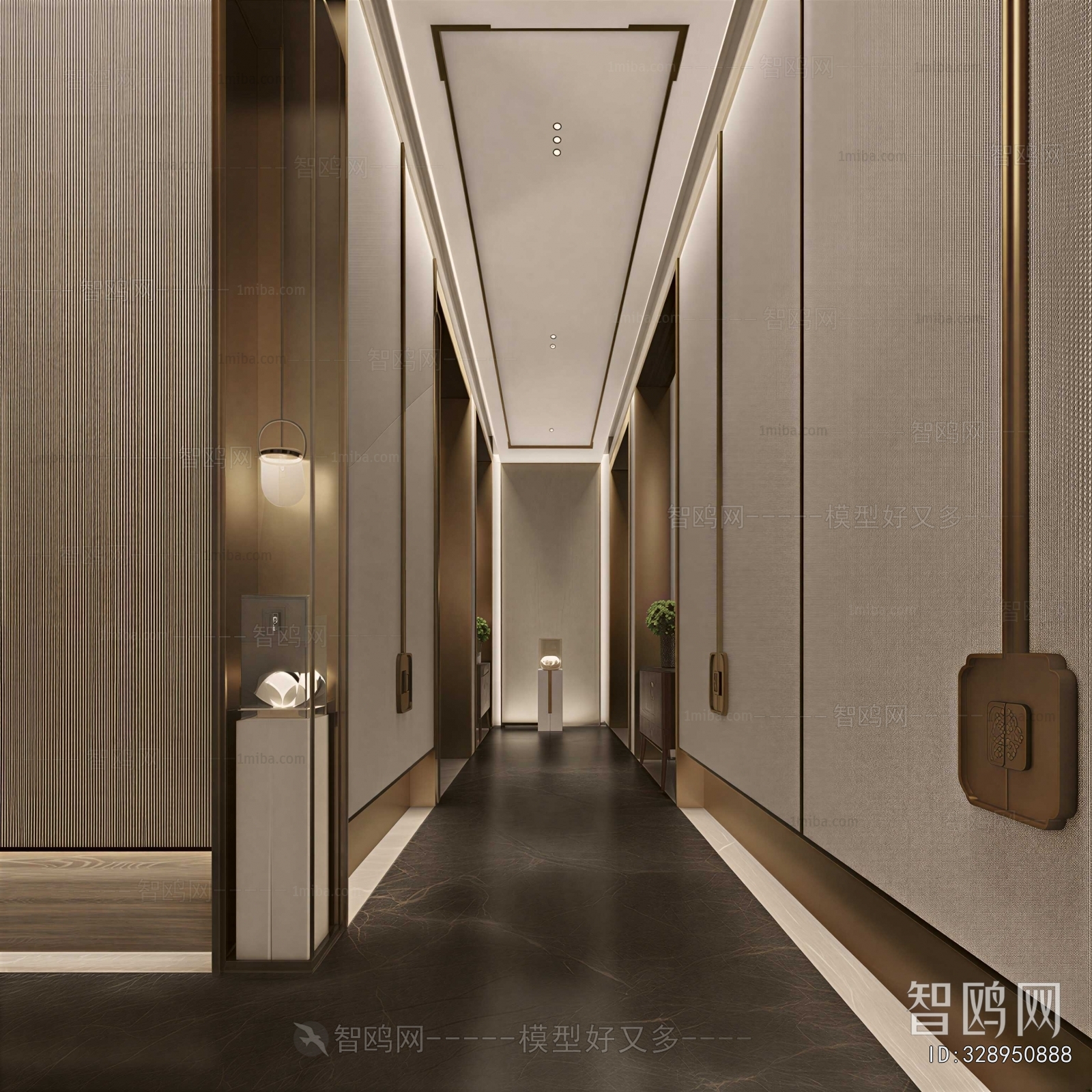 Modern Office Aisle