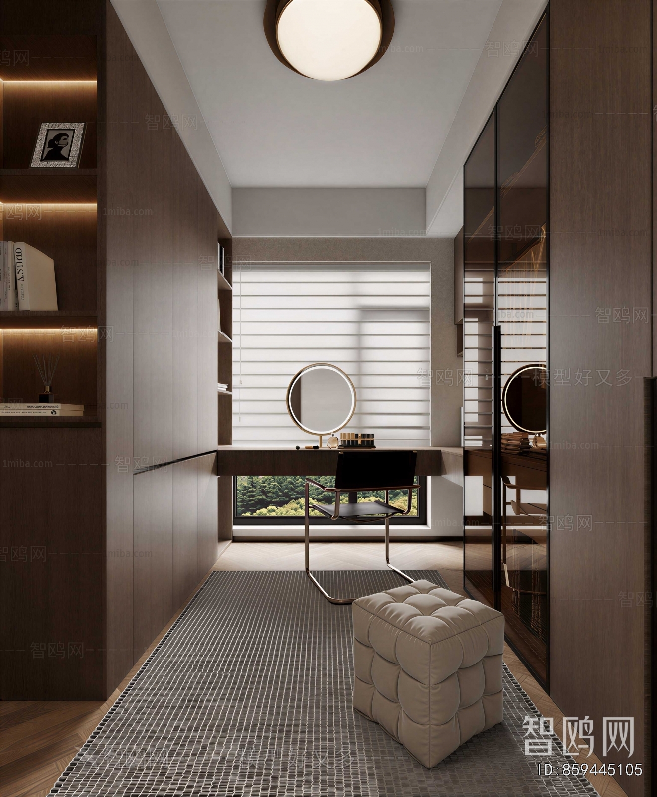 Modern Clothes Storage Area