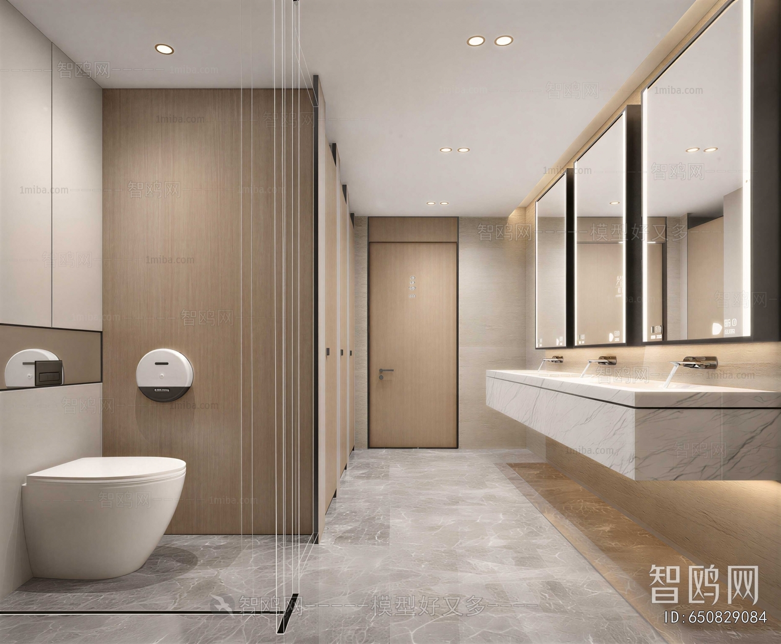 Modern Public Toilet