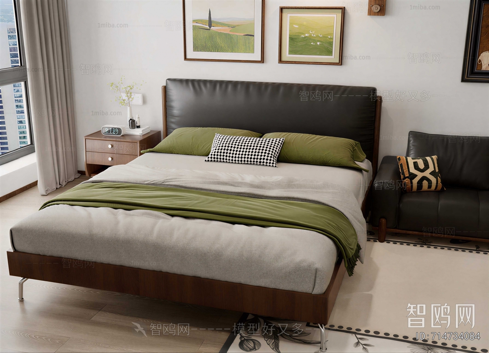Modern Double Bed