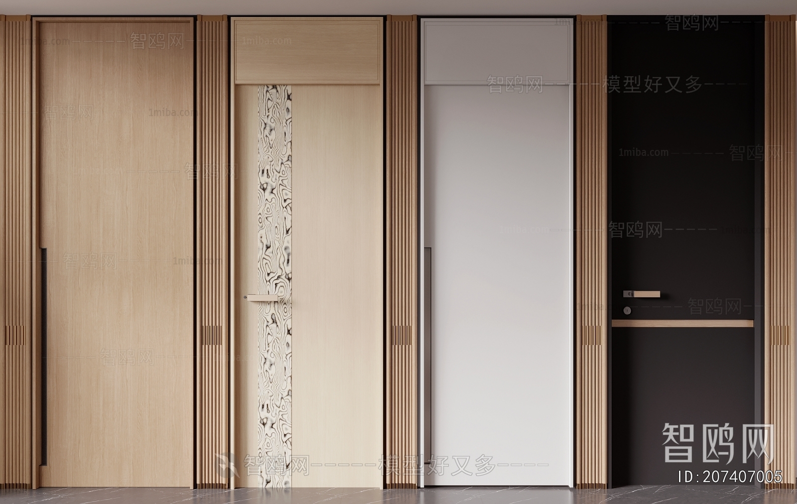 Modern Single Door