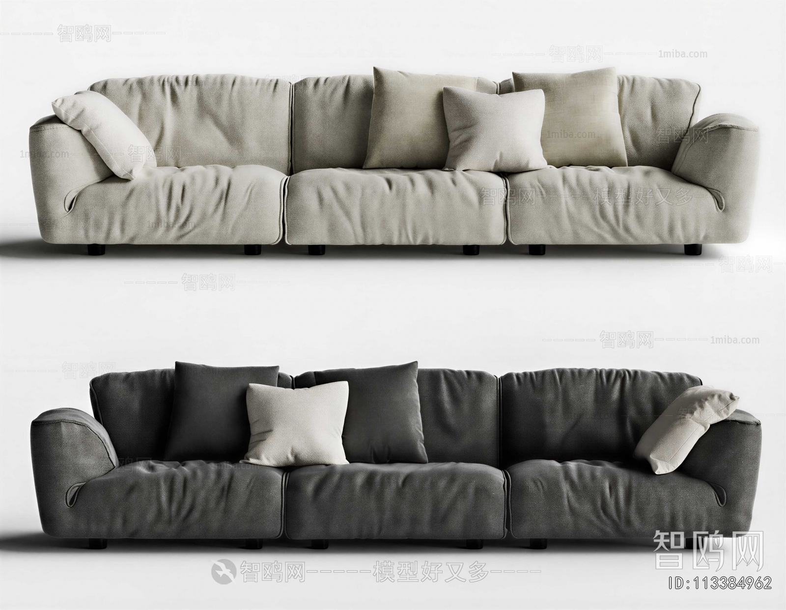 Modern Three-seat Sofa