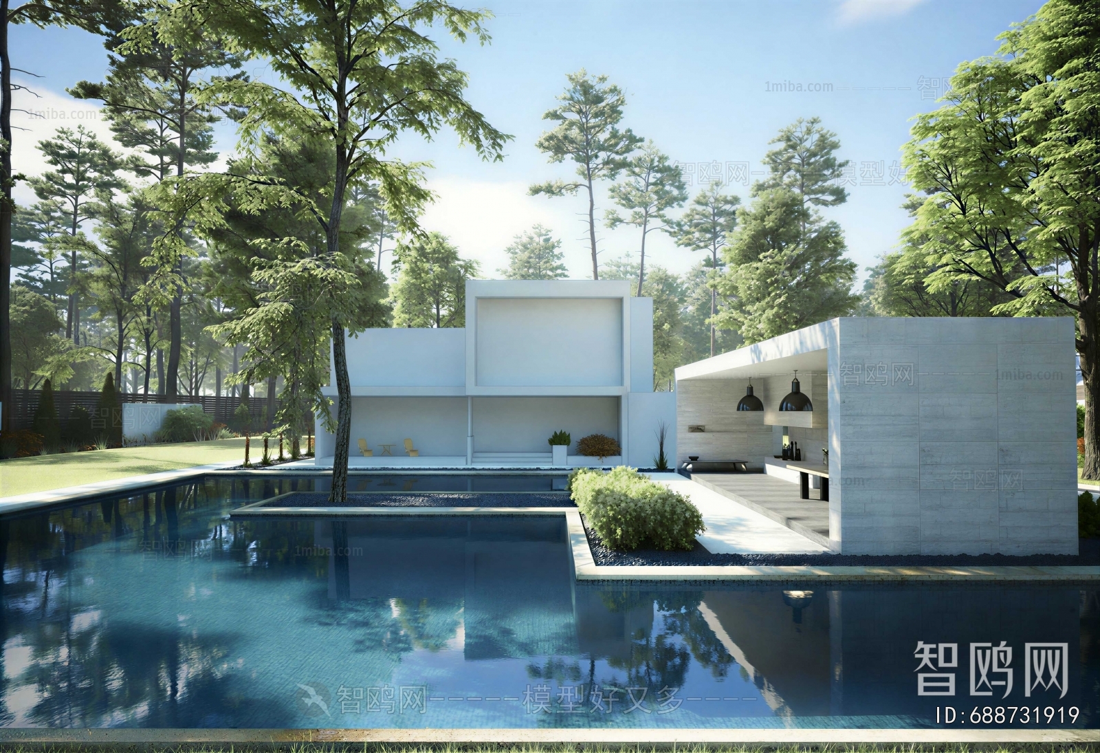 Modern Courtyard/landscape