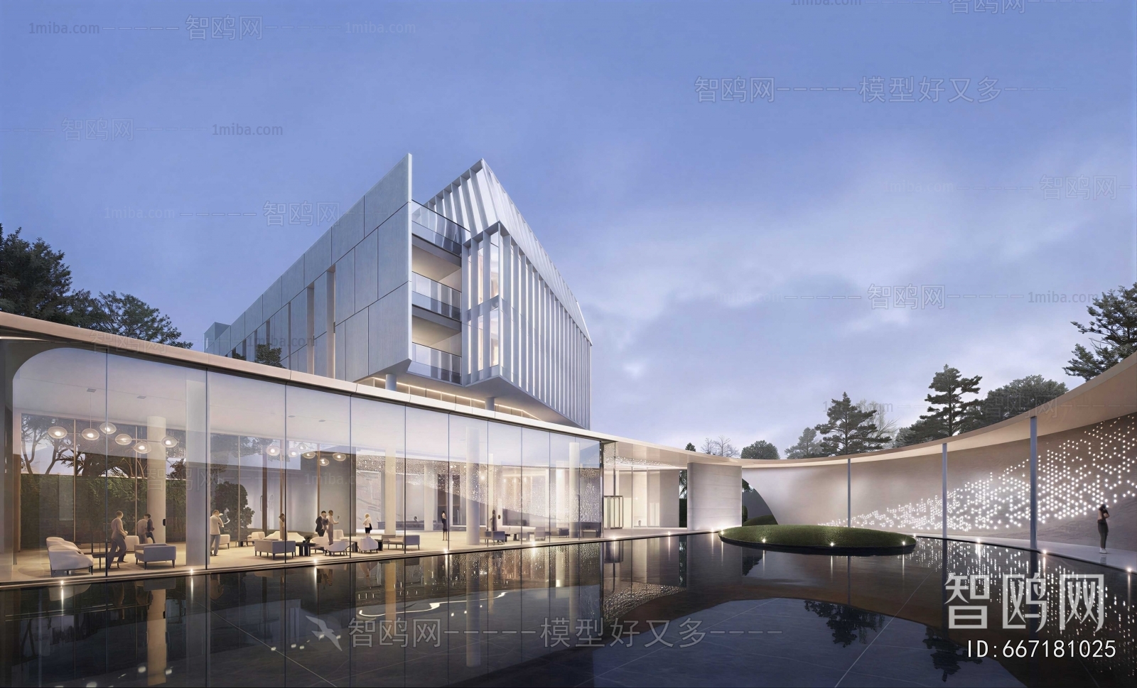 Modern Appearance Of Commercial Building