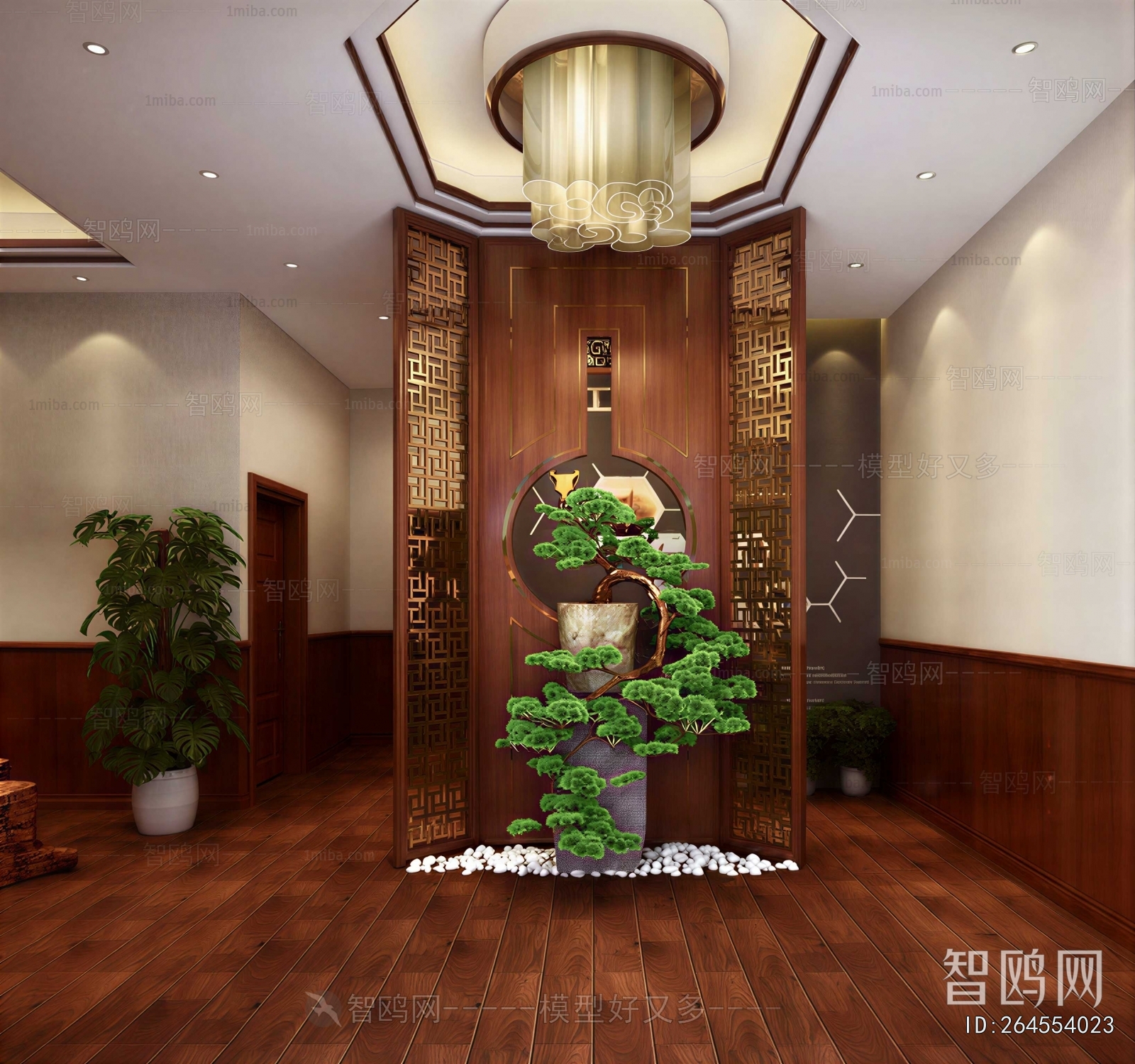 New Chinese Style Hallway