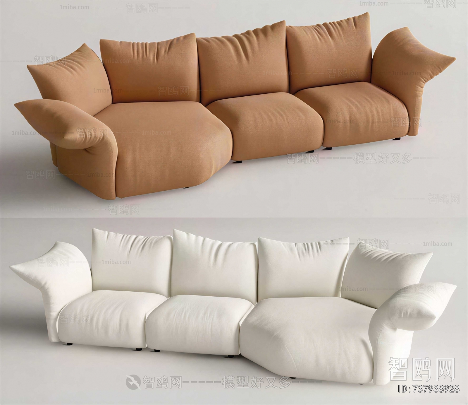 Modern Three-seat Sofa