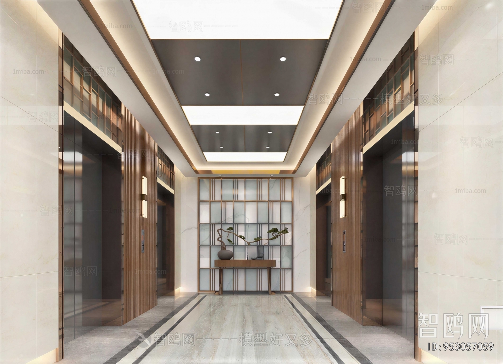 Modern Elevator Hall