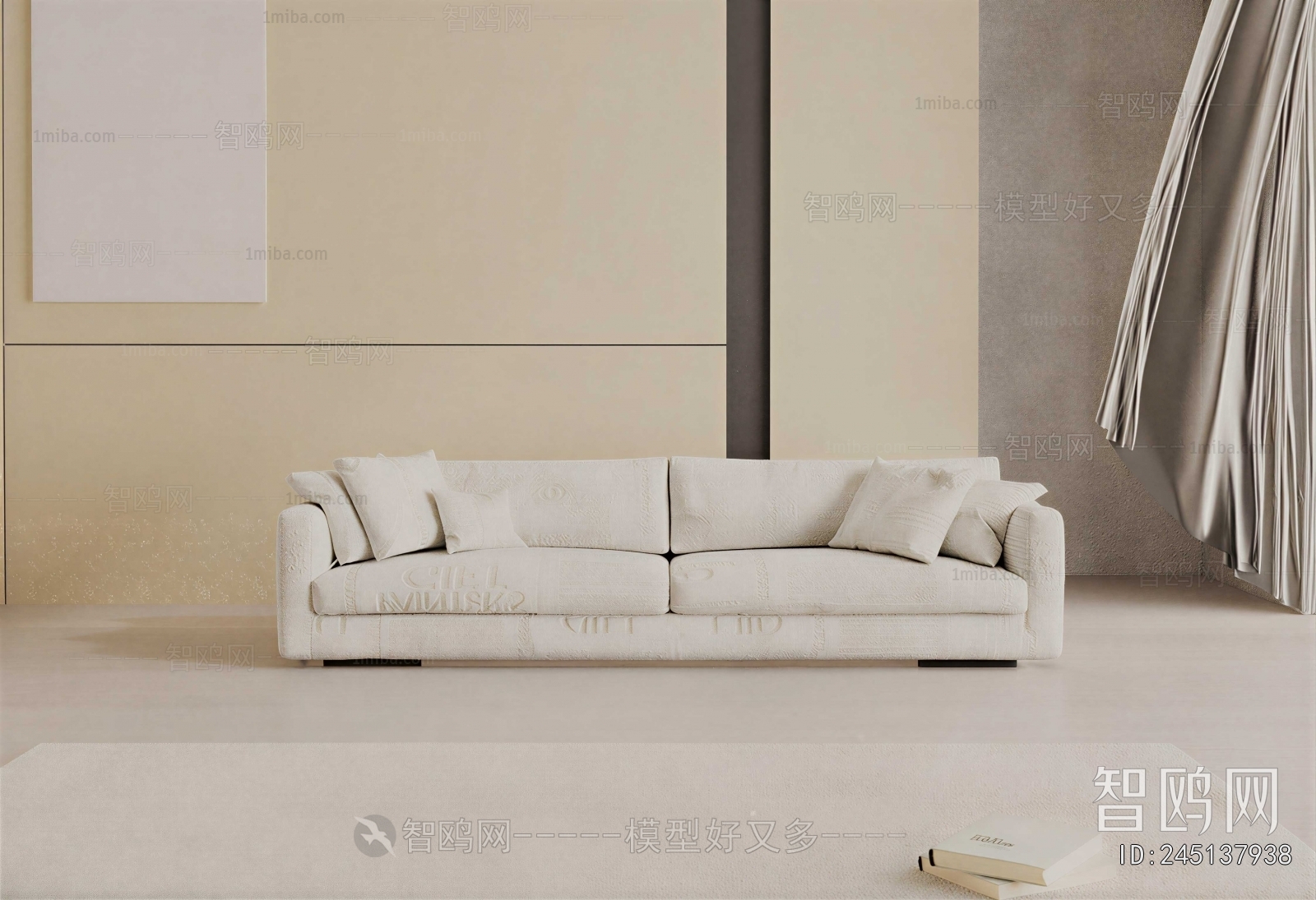 Modern Three-seat Sofa