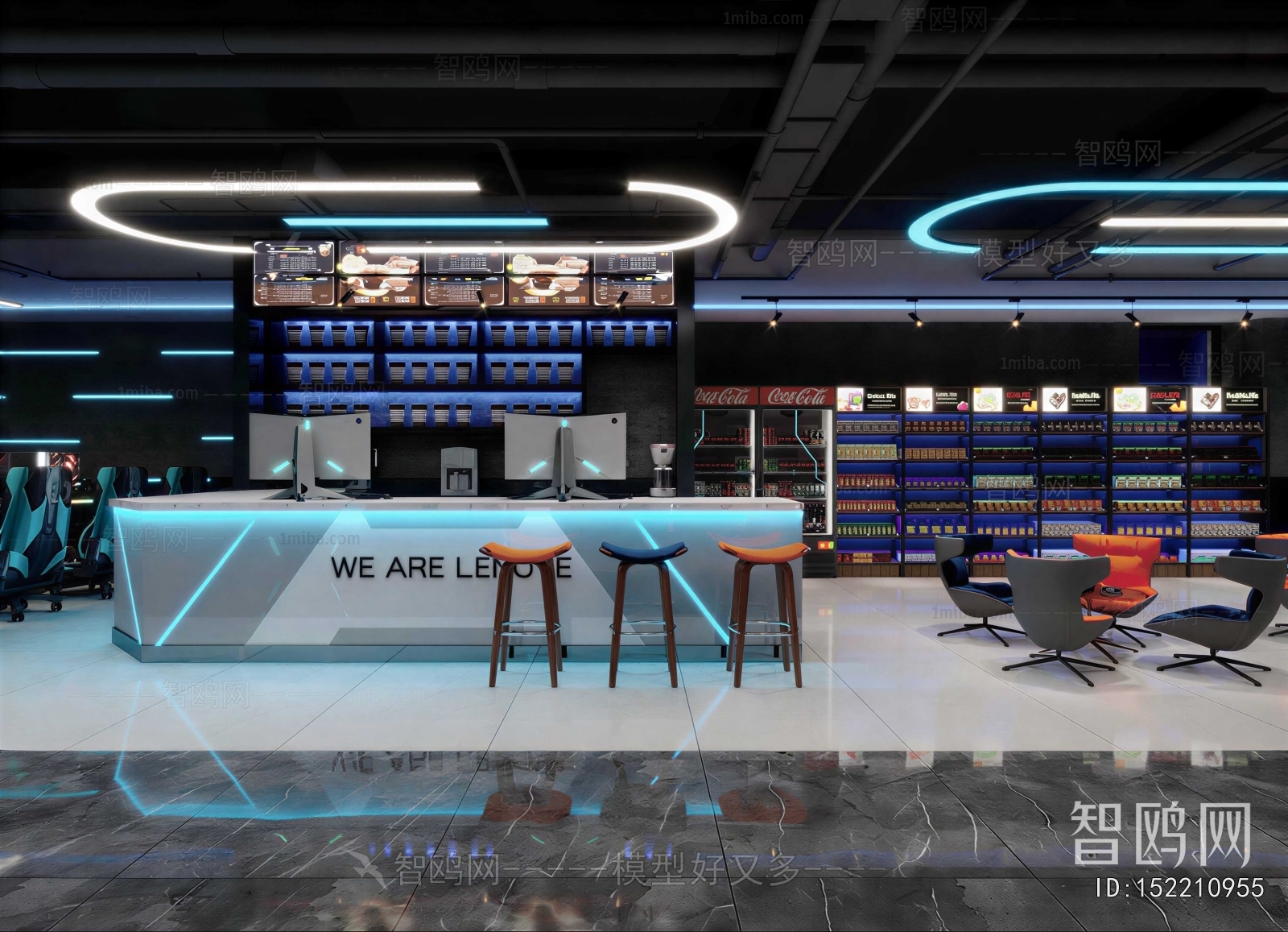 Modern Internet Cafe