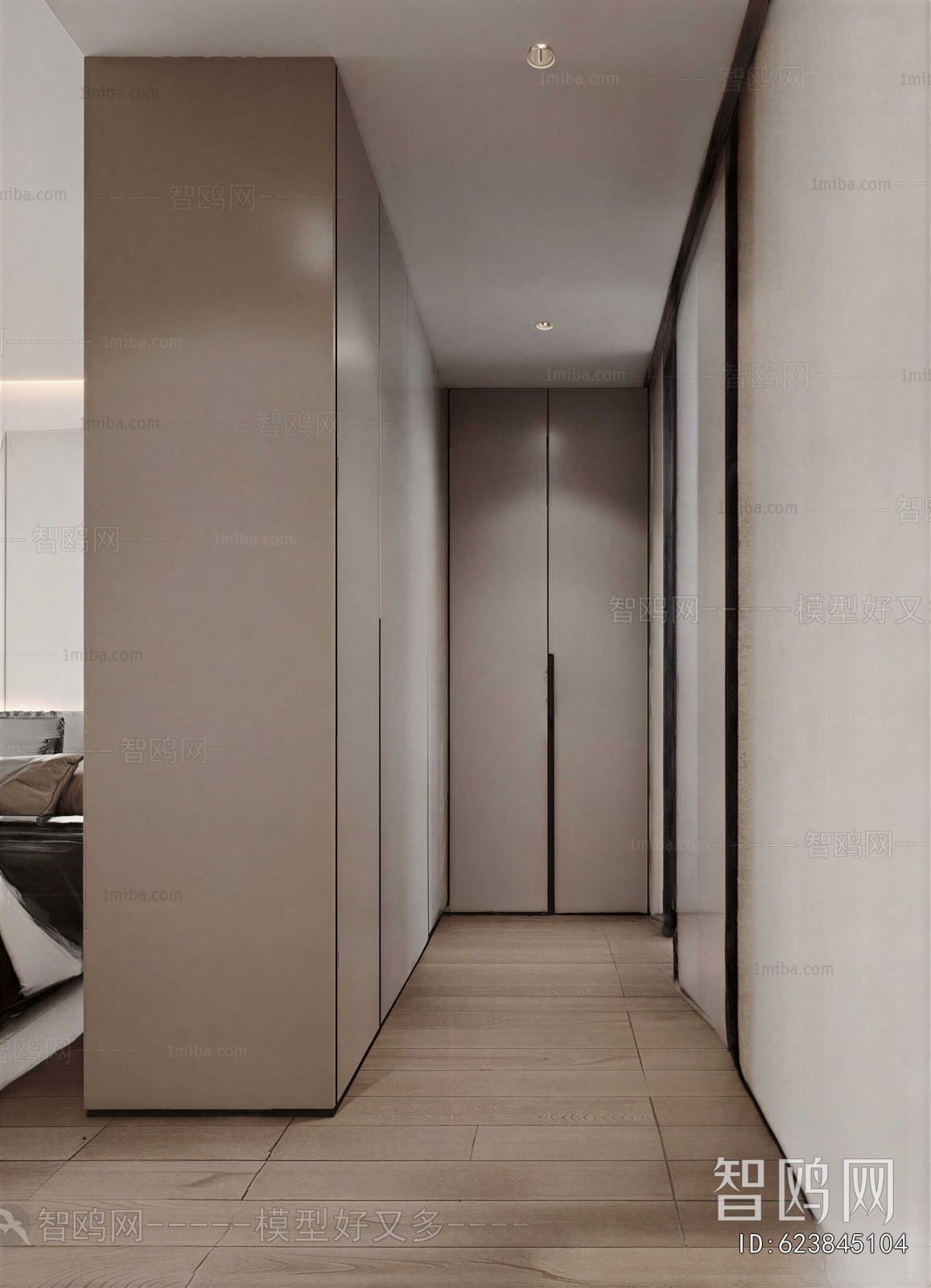Modern Clothes Storage Area