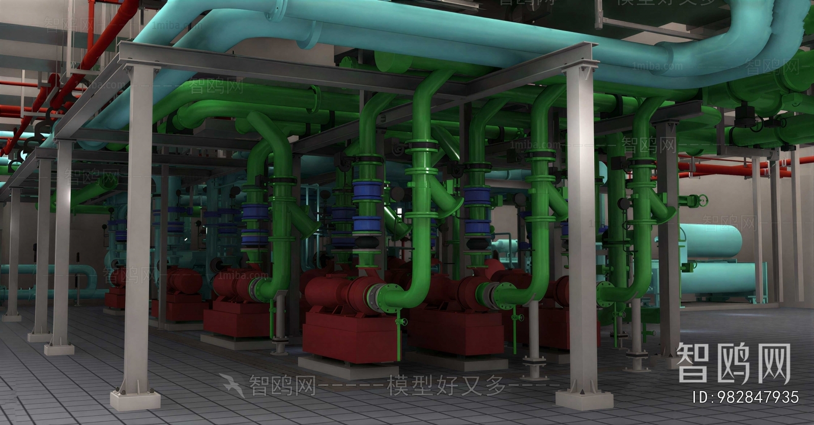 Modern Factory Floor/warehouse