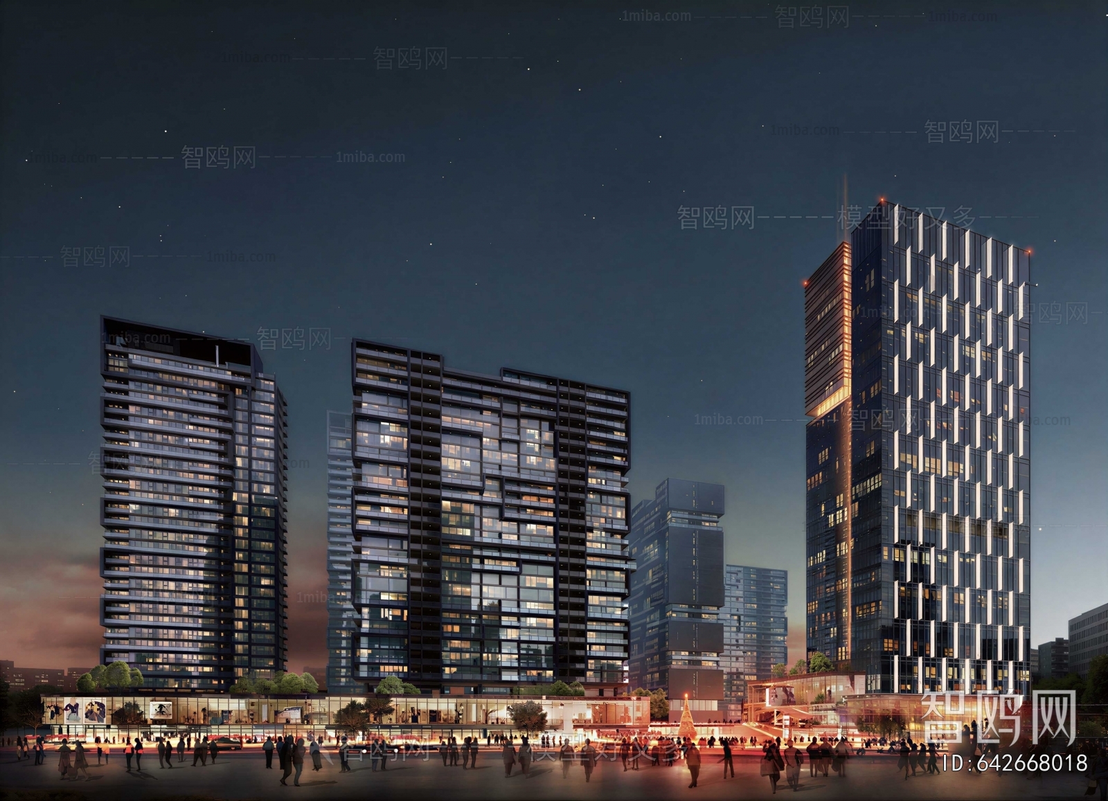 Modern Appearance Of Commercial Building