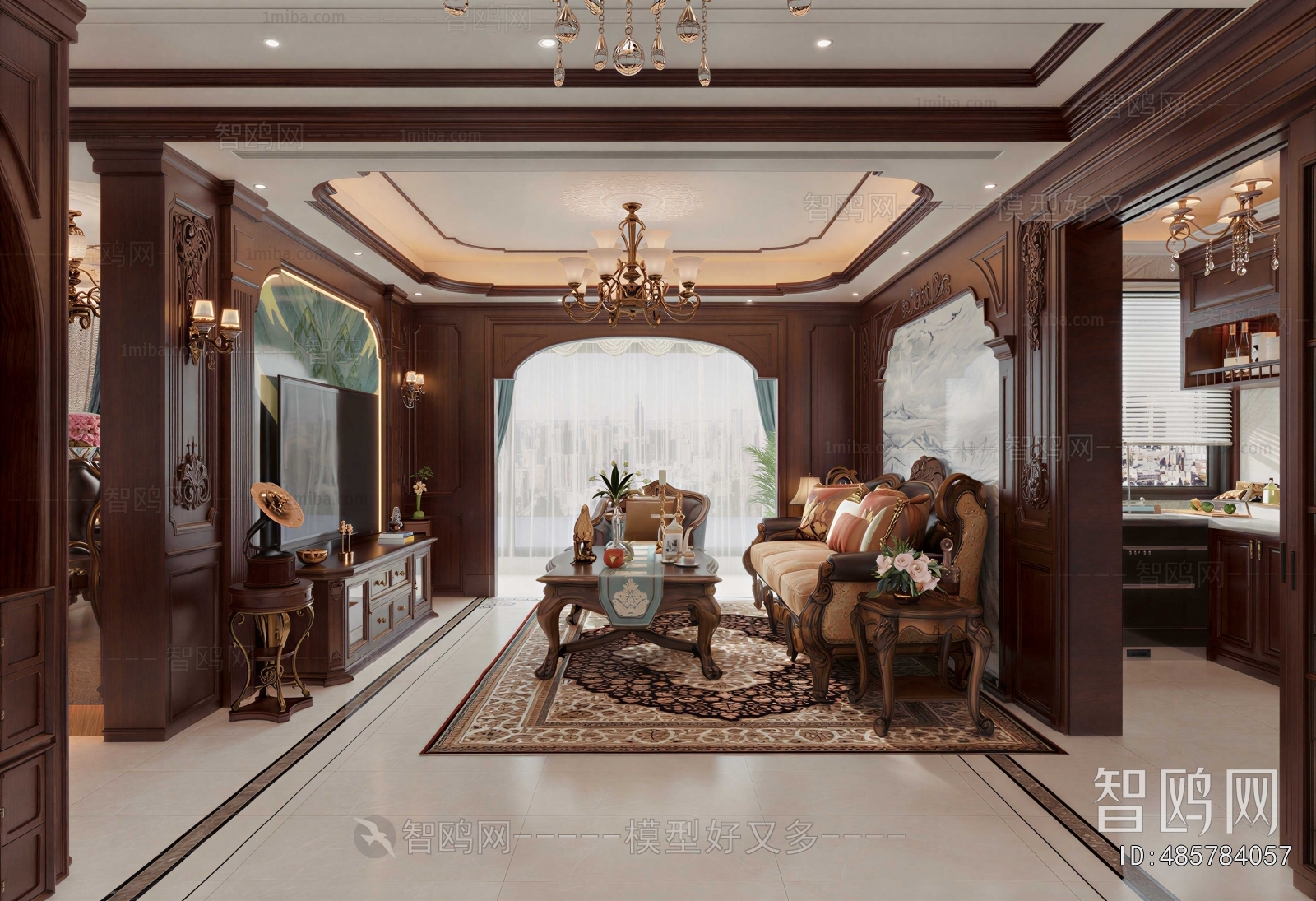 American Style A Living Room