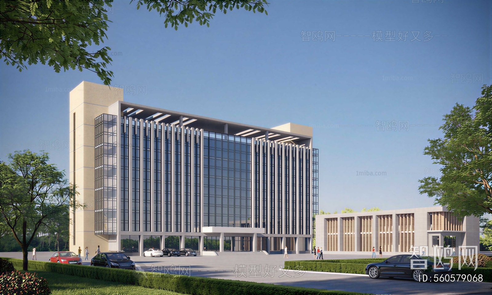 Modern Appearance Of Commercial Building