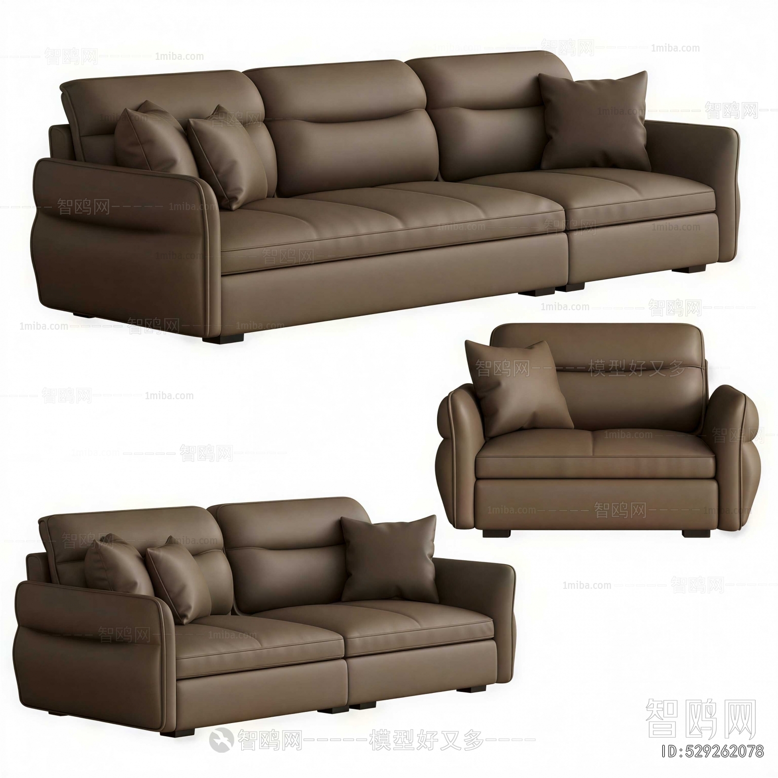 Modern Multi Person Sofa