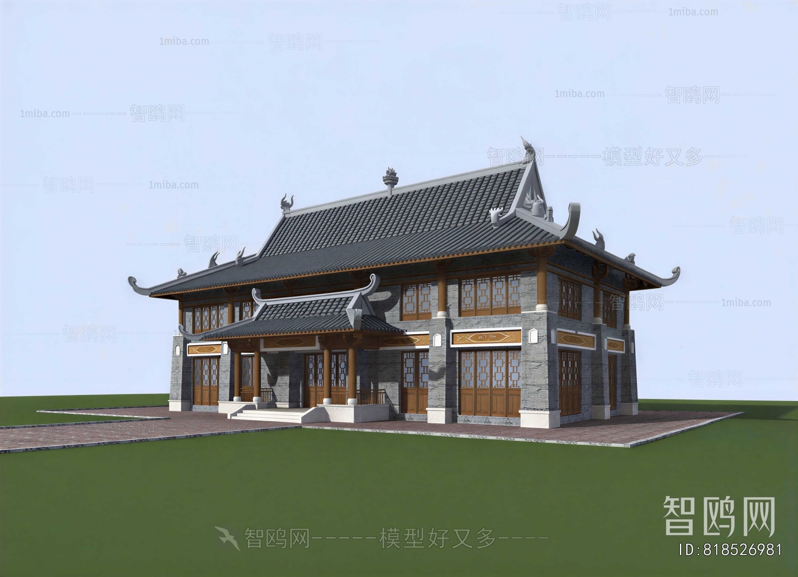 Chinese Style Ancient Architectural Buildings