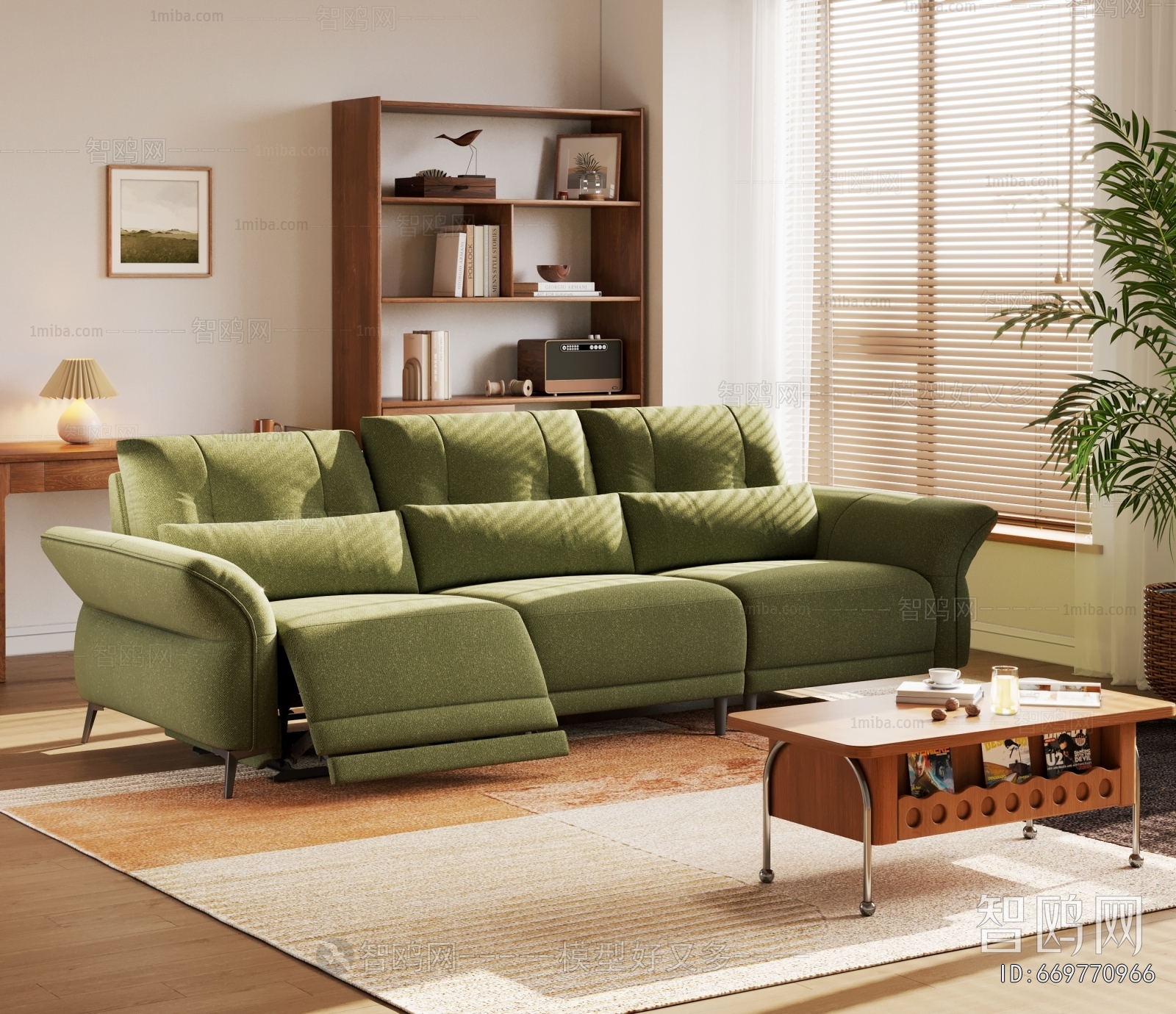 Modern Three-seat Sofa