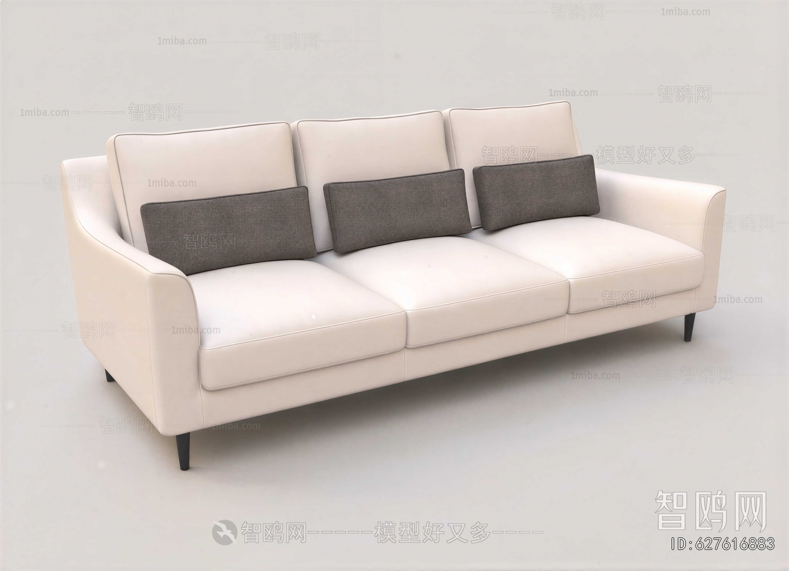 Modern Three-seat Sofa