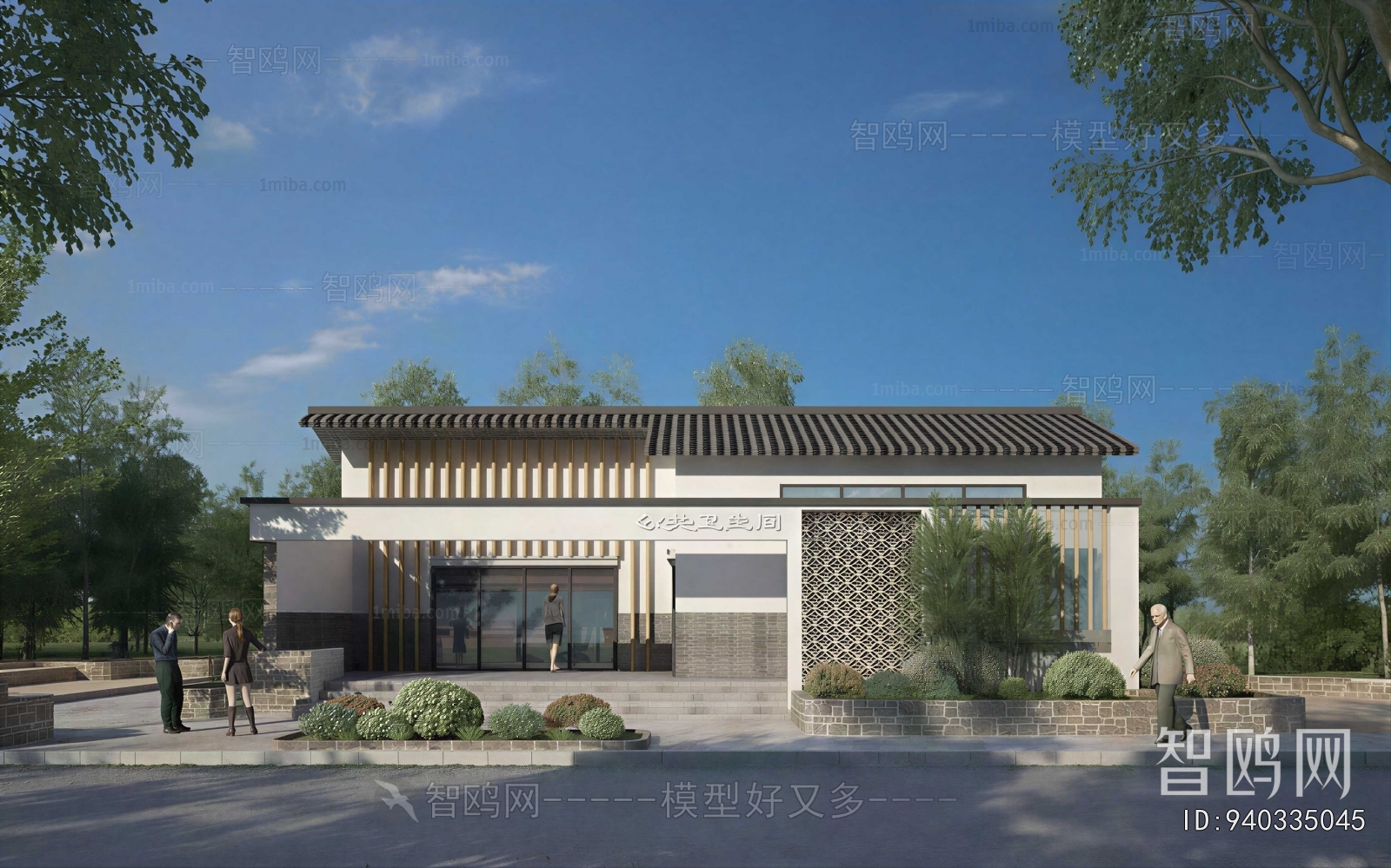 New Chinese Style Public Building