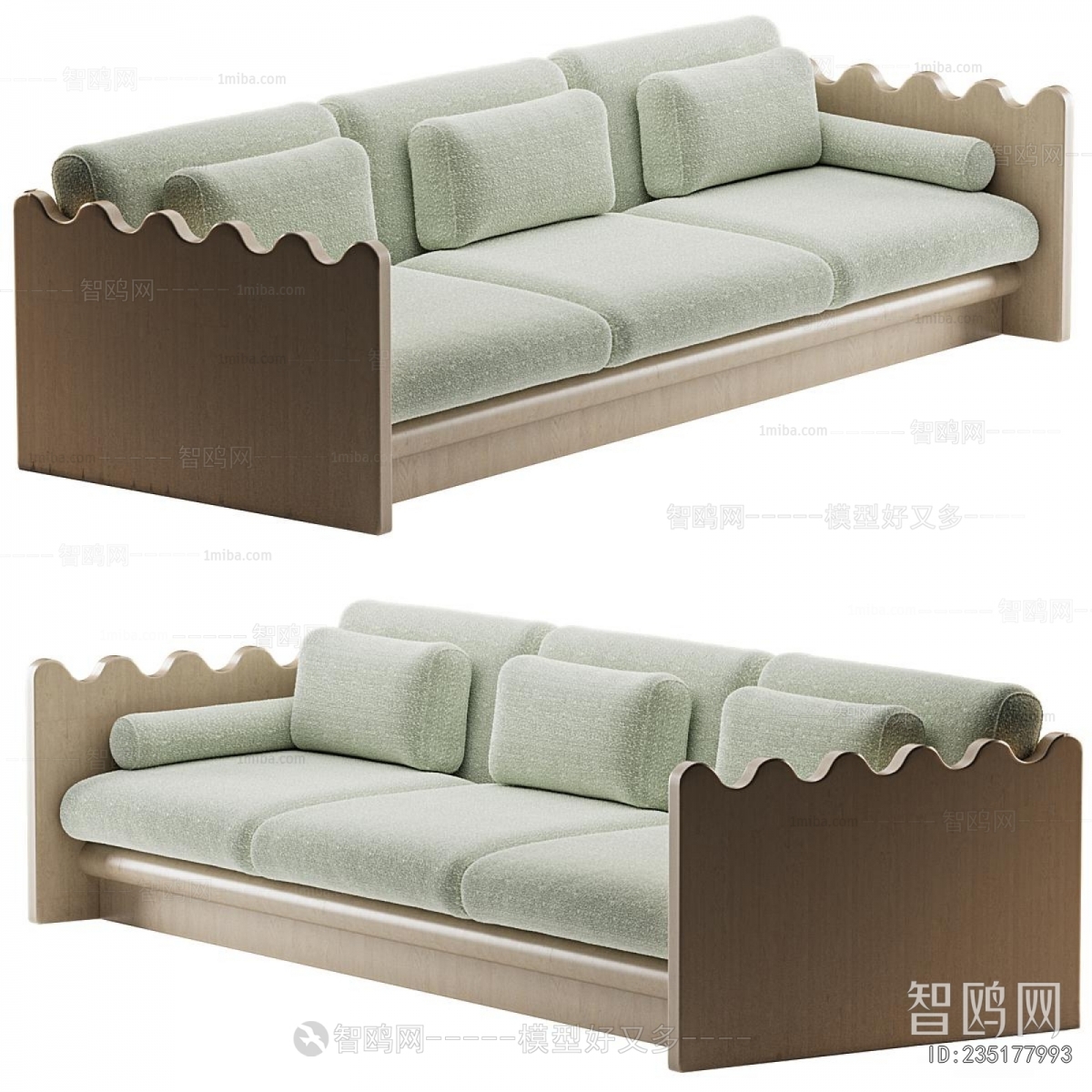 Modern Three-seat Sofa