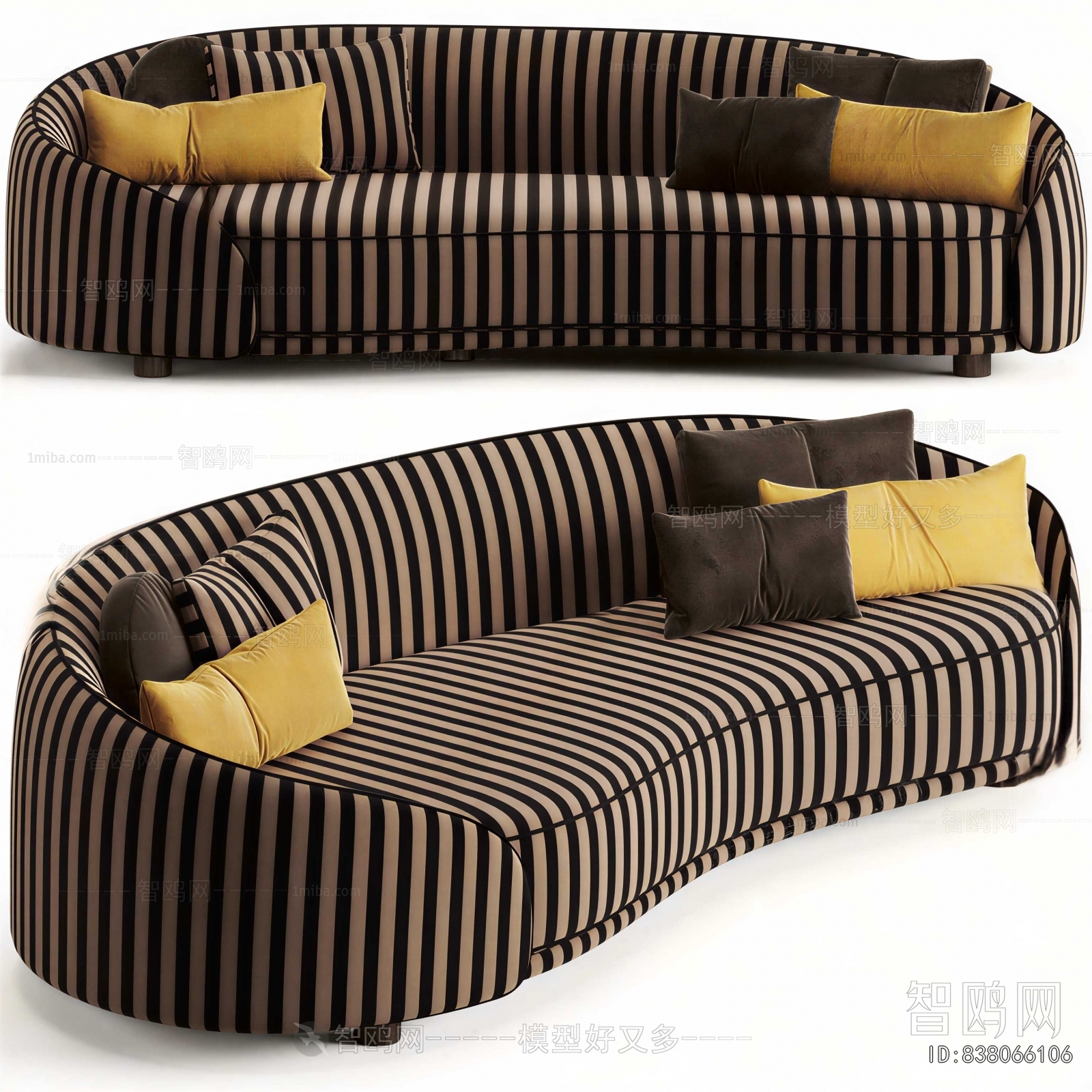 Modern Multi Person Sofa