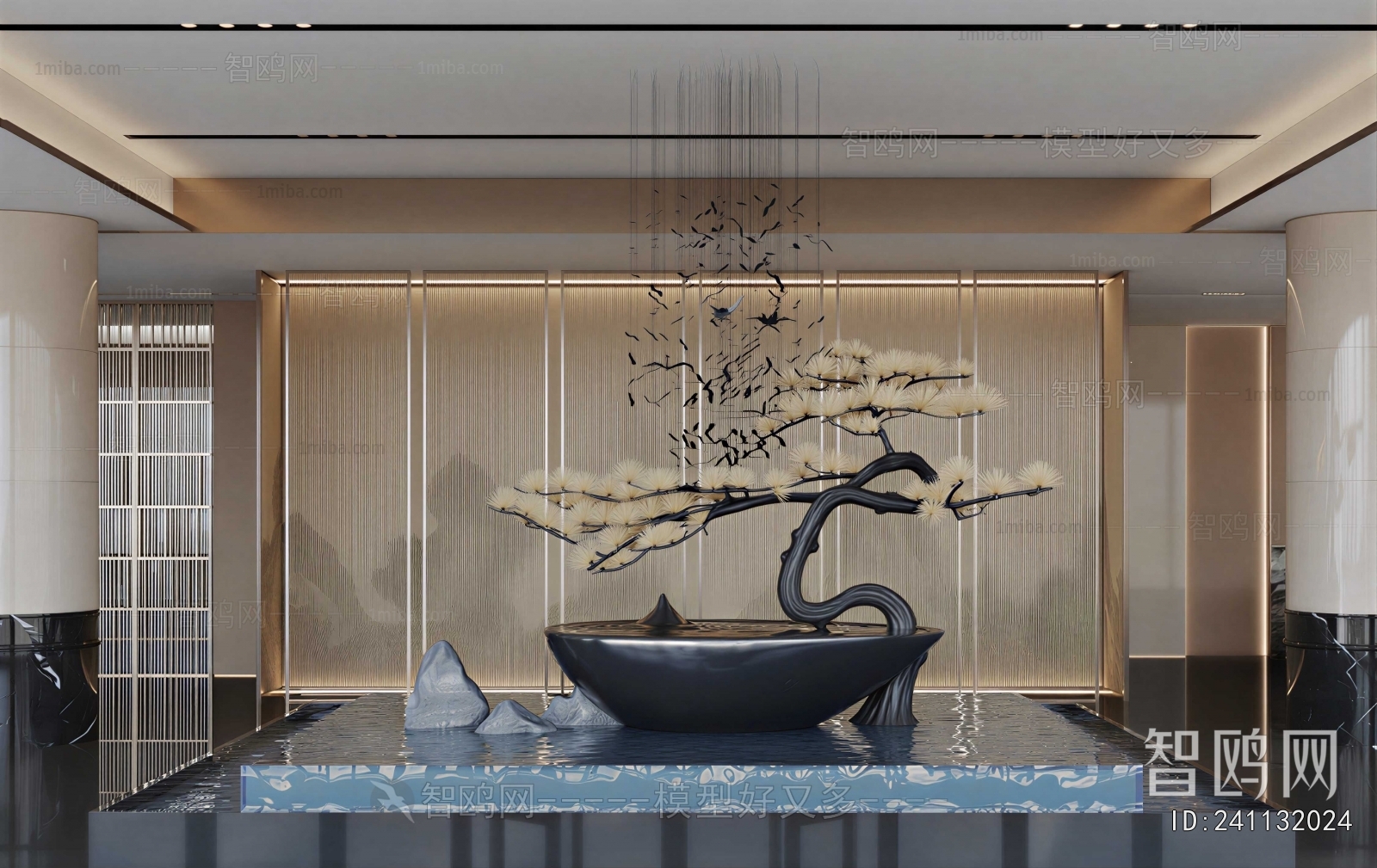 Modern Office Reception Desk