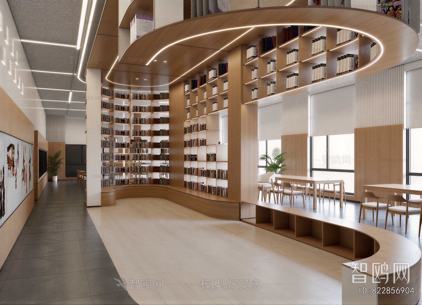 Modern Bookstore Book Bar