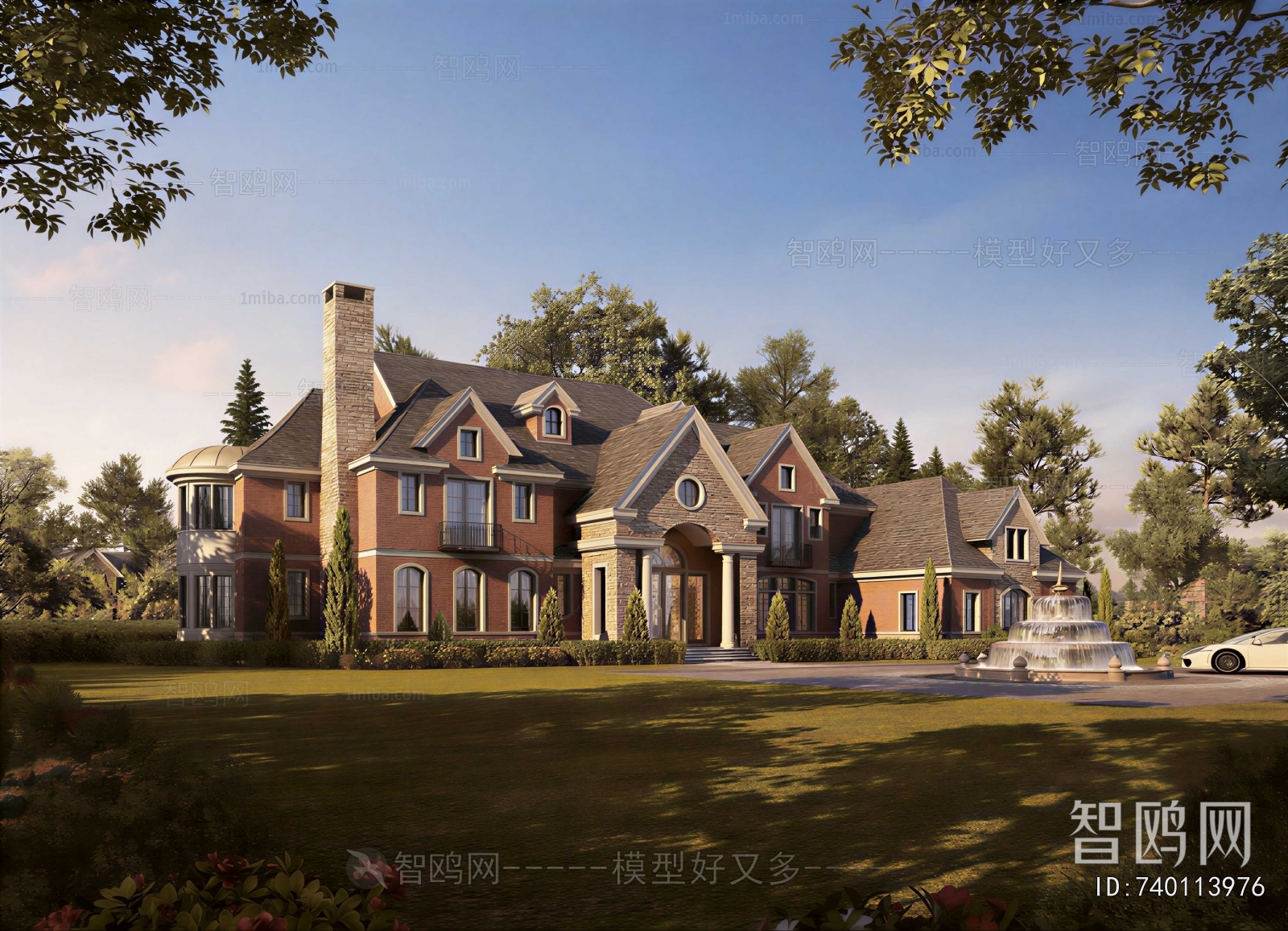European Style Villa Appearance
